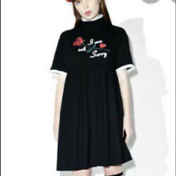 Lazy oaf I Am Not Sorry Dress Medium M - Picture 3 of 3